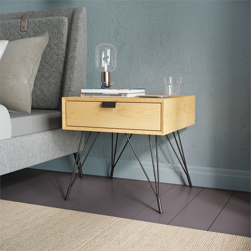 Finch Newell Side Table Natural
