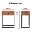 Finch Milo Side Table Walnut