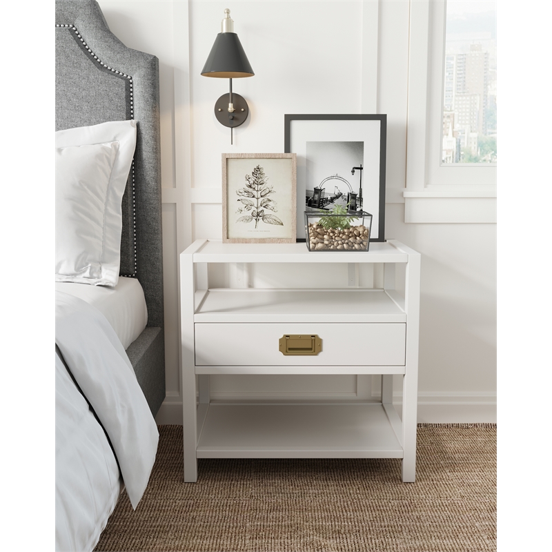 Finch Lockwood Side Table White