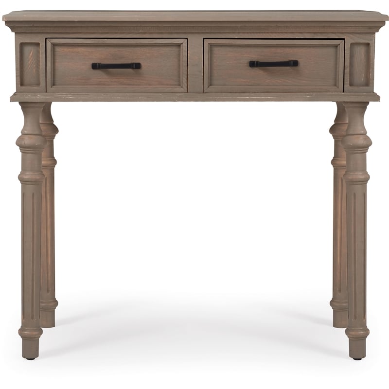 Finch Cassatt 2 Drawer Console Table Gray