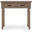 Finch Cassatt 2 Drawer Console Table Gray