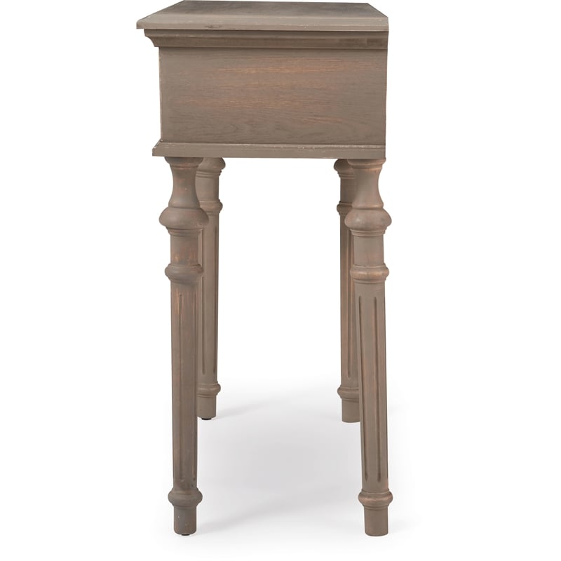 Finch Cassatt 2 Drawer Console Table Gray