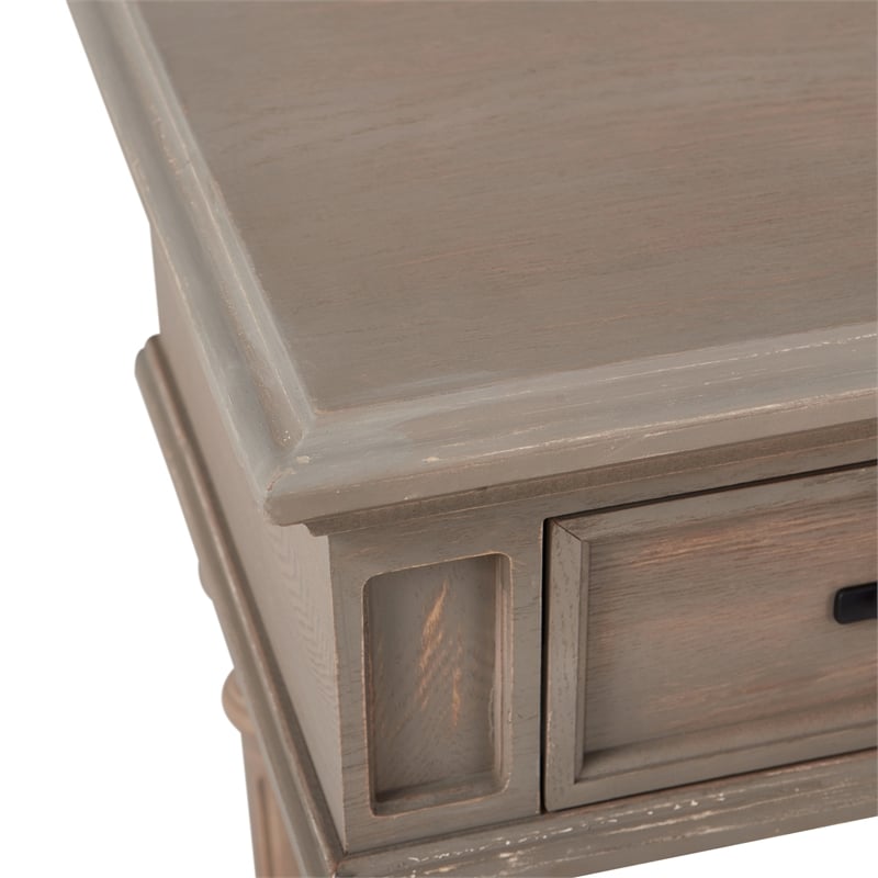 Finch Cassatt 2 Drawer Console Table Gray