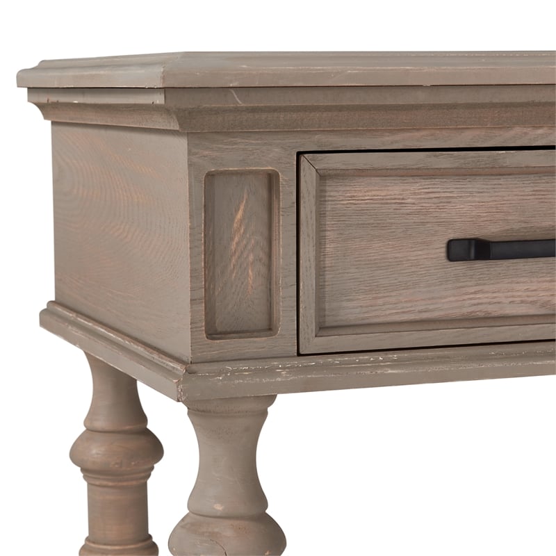 Finch Cassatt 2 Drawer Console Table Gray