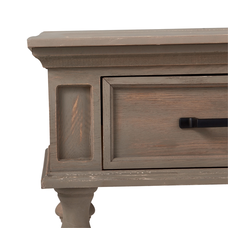 Finch Cassatt 2 Drawer Console Table Gray