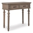 Finch Cassatt 2 Drawer Console Table Gray