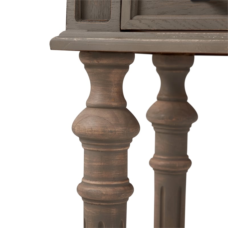 Finch Cassatt 1 Drawer Side Table Gray