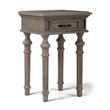 Finch Cassatt 1 Drawer Side Table Gray