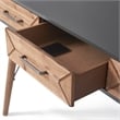 Finch Friedman Desk Console Table Gray