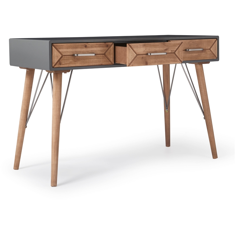 Finch Friedman Desk Console Table Gray