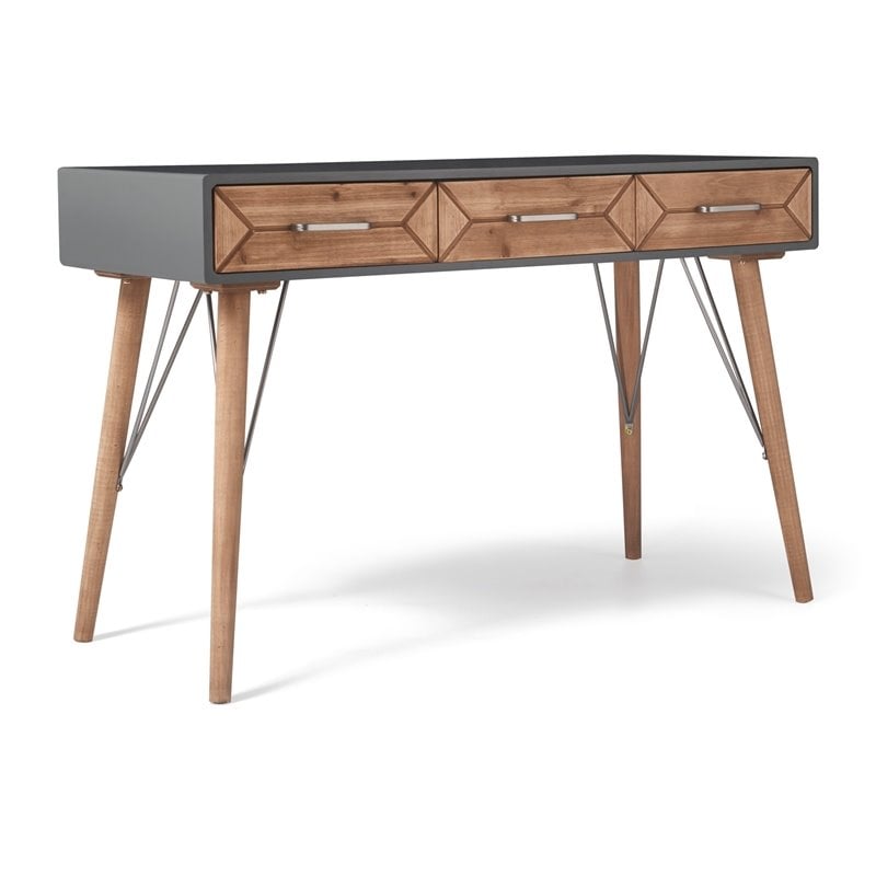 Finch Friedman Desk Console Table Gray