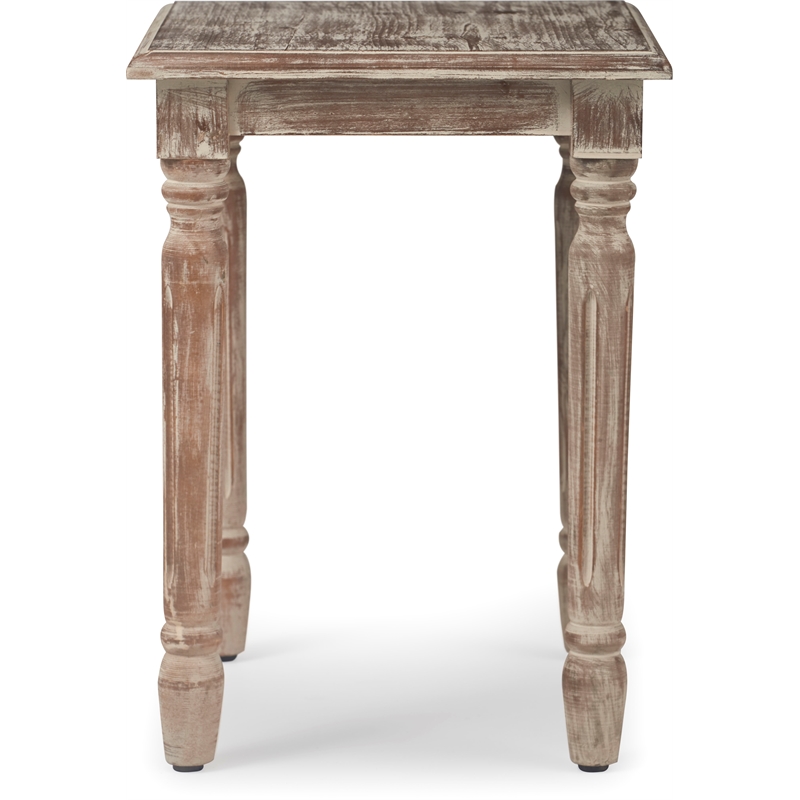 Finch Rothko Side Table Distressed Natural
