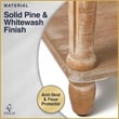 Finch Graydon Upholstered Bench Natural
