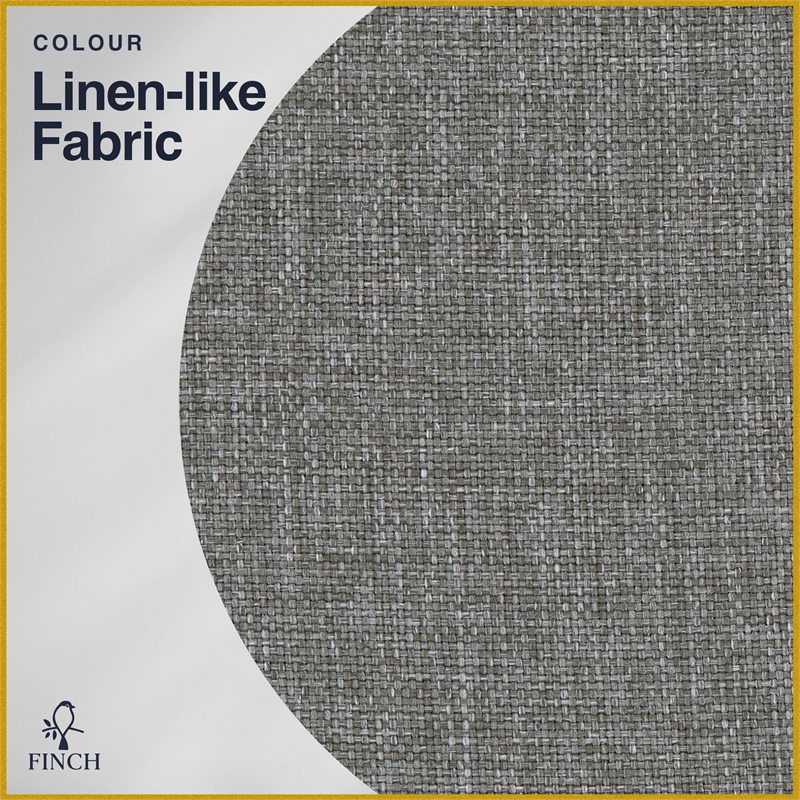 Finch Adler Upholstered Bed Queen Size Grey