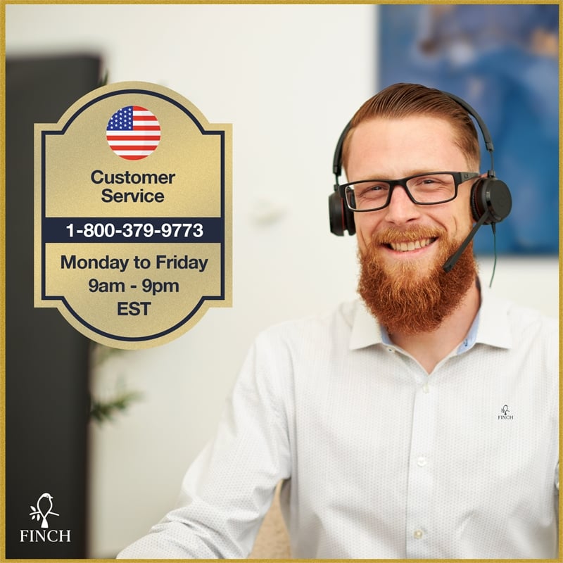 Finch Adler Upholstered Bed King Size Grey