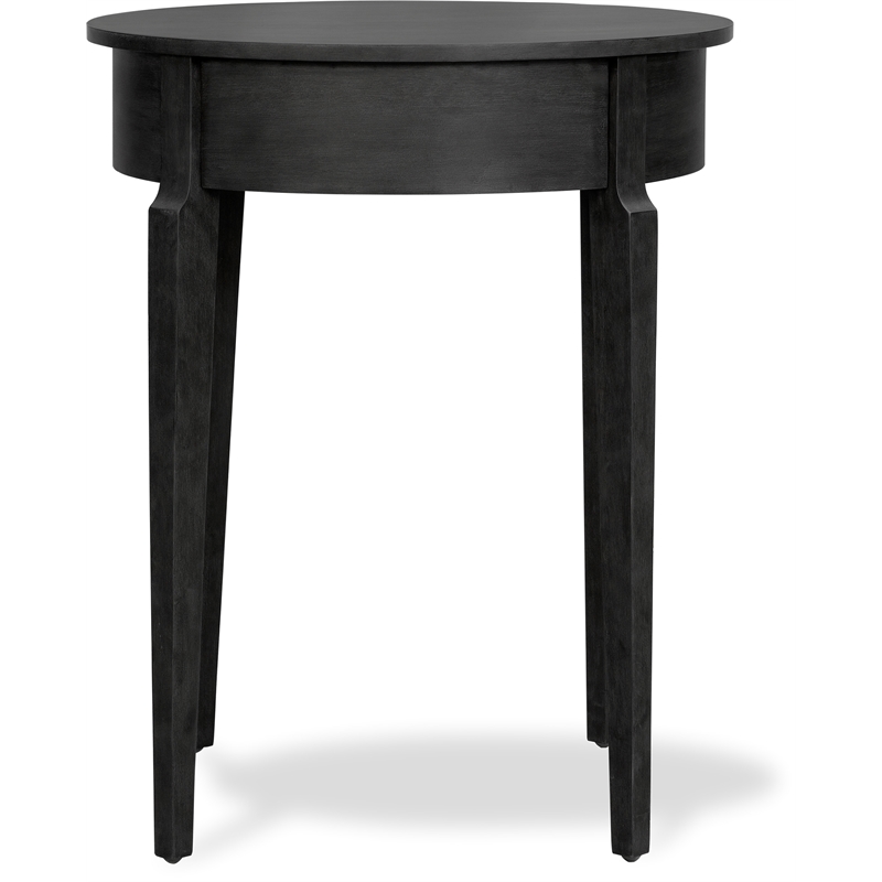 Finch Thaddeus Round Side Table Dark Gray