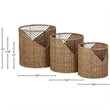 Finch Shoshana Woven Basket Set of 3