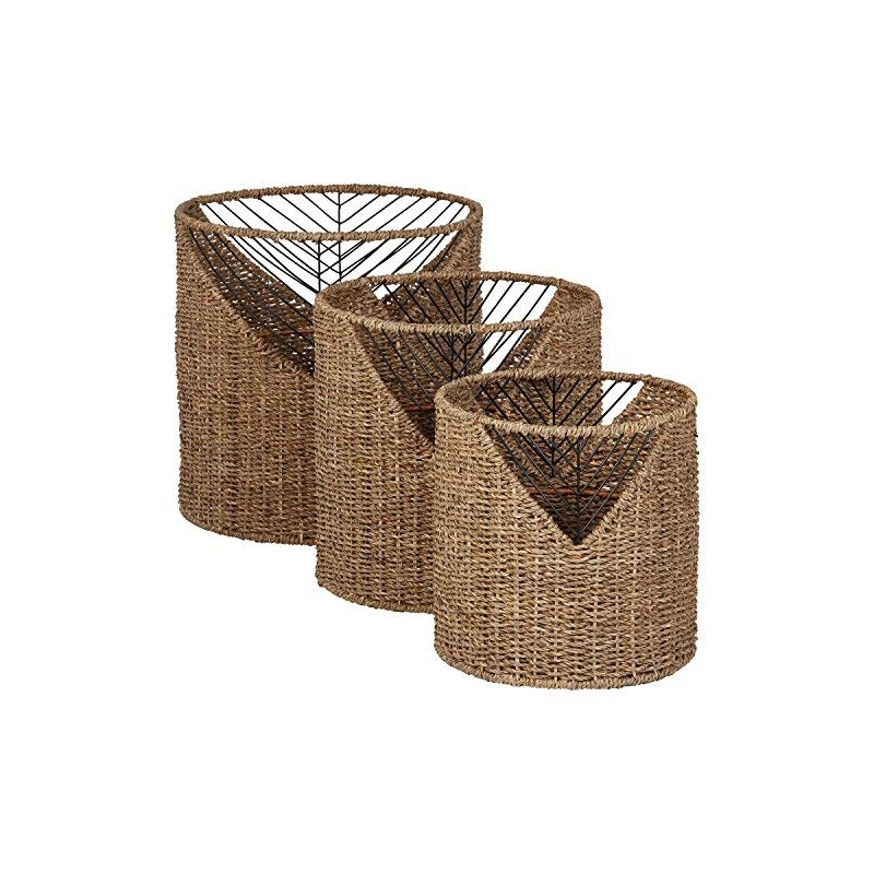 Finch Shoshana Woven Basket Set of 3