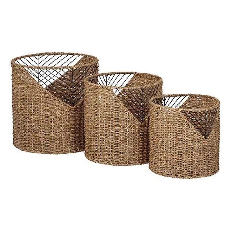 Finch Shoshana Woven Basket Set of 3