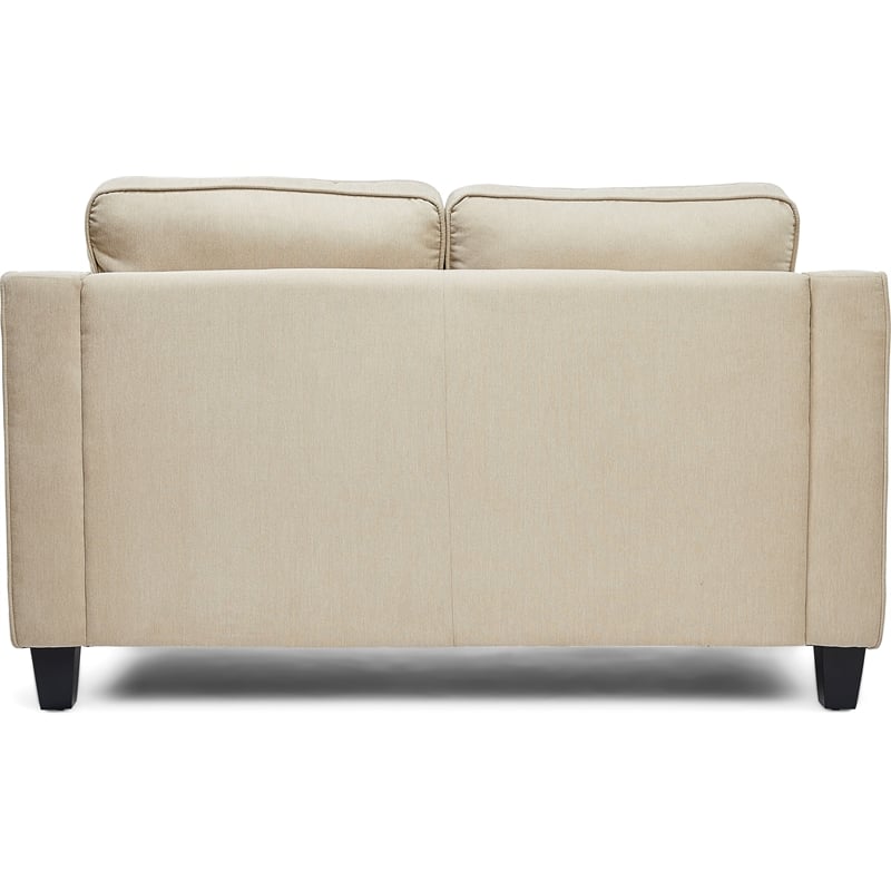 Finch Smithson Performance Fabric Loveseat With Track Arms in Tan