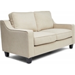 Finch Smithson Performance Fabric Loveseat With Track Arms in Tan