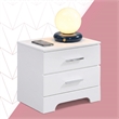 ClickDecor Hudson 2 Drawer Nightstand White