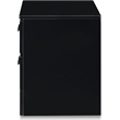 ClickDecor Hudson 2 Drawer Nightstand Black