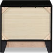 ClickDecor Hudson 2 Drawer Nightstand Black