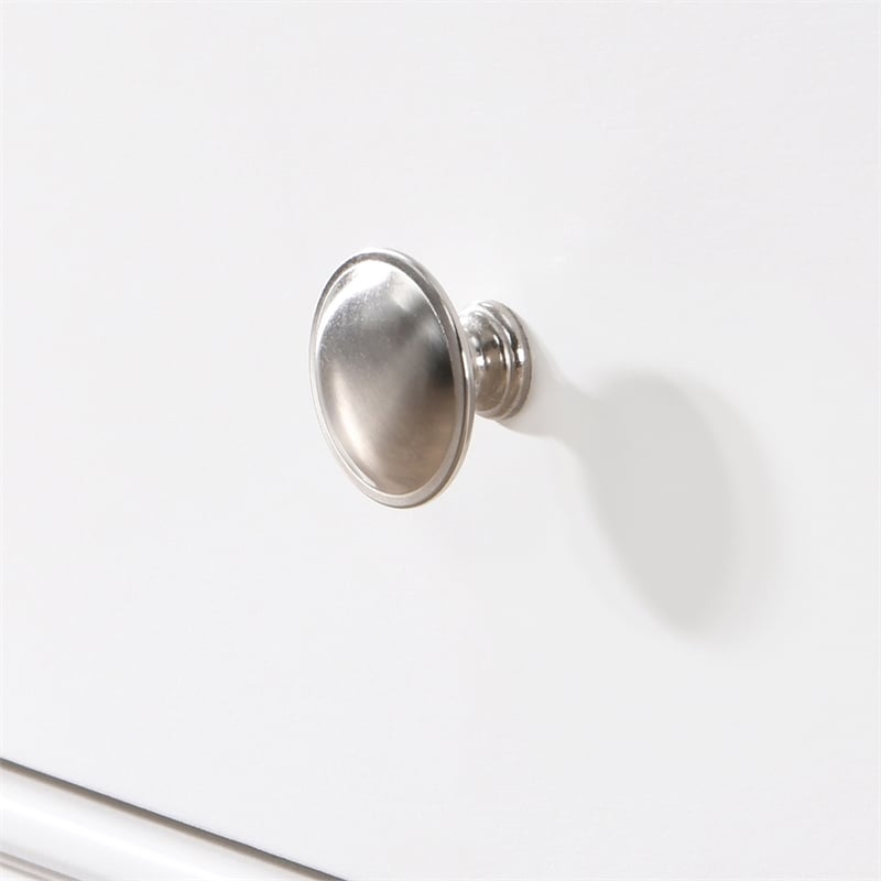 ClickDecor Edmond 1 Drawer Nightstand with USB White