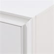 ClickDecor Edmond 2 Drawer Nightstand with USB White