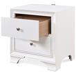 ClickDecor Edmond 2 Drawer Nightstand with USB White