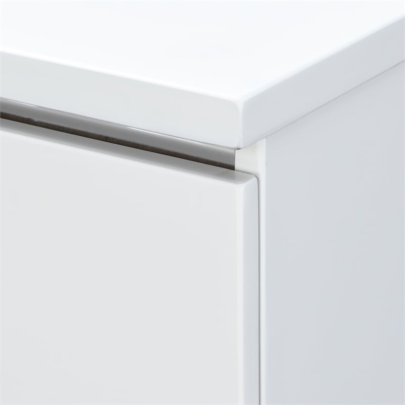 Finch Belmont 3 Drawer Nightstand White