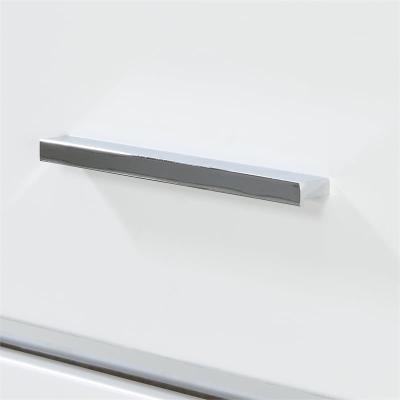 Finch Belmont 3 Drawer Nightstand White