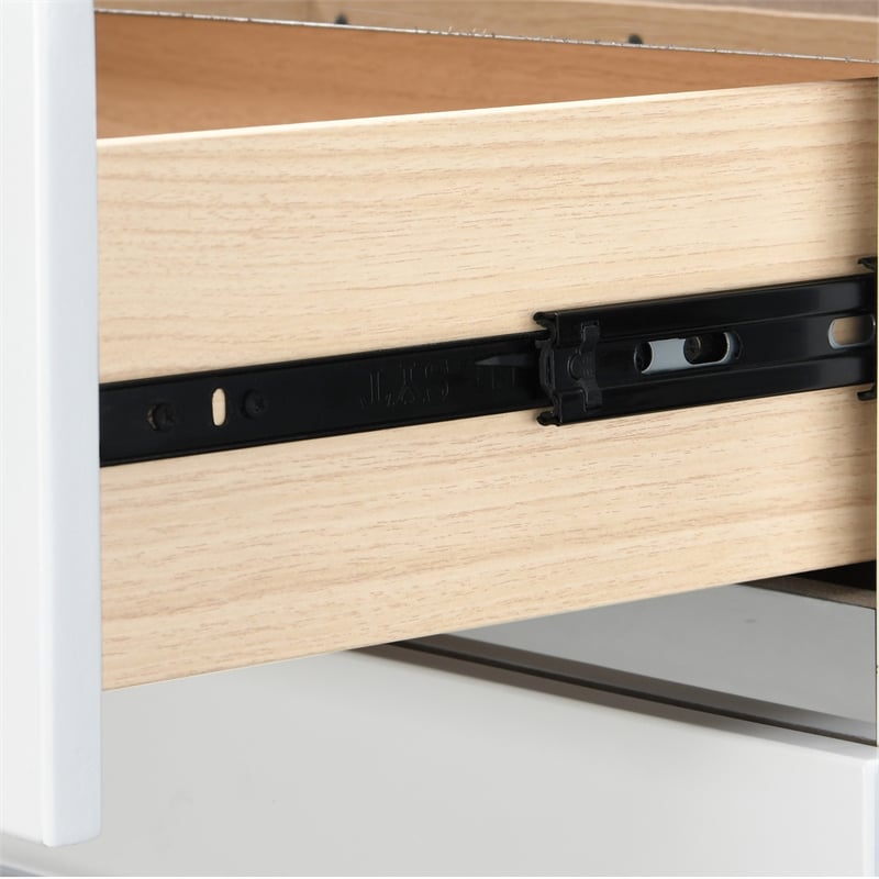 Finch Belmont 3 Drawer Nightstand White