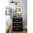 Finch Belmont 3 Drawer Nightstand Black