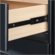 Finch Belmont 3 Drawer Nightstand Black