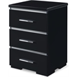 Finch Belmont 3 Drawer Nightstand Black