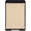 Finch Belmont 3 Drawer Nightstand Black