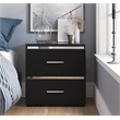 Finch Belmont 2 Drawer Nightstand Black