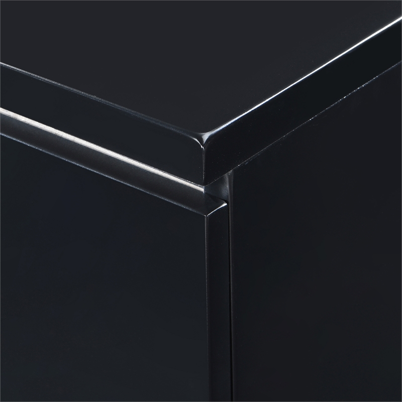 Finch Belmont 2 Drawer Nightstand Black