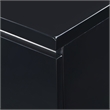 Finch Belmont 2 Drawer Nightstand Black