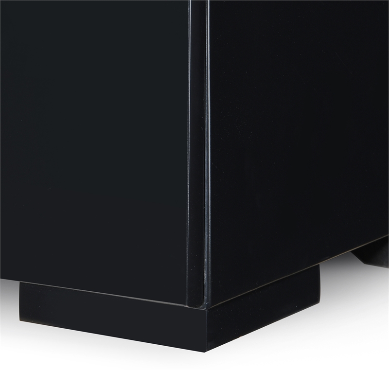 Finch Belmont 2 Drawer Nightstand Black