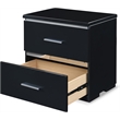 Finch Belmont 2 Drawer Nightstand Black