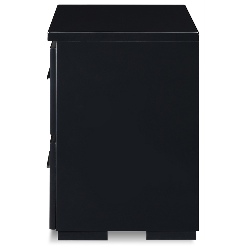 Finch Belmont 2 Drawer Nightstand Black