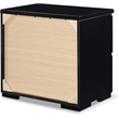 Finch Belmont 2 Drawer Nightstand Black