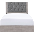 ClickDecor Kenton Platform Bed Queen Size Light Gray