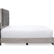 ClickDecor Kenton Platform Bed Queen Size Light Gray