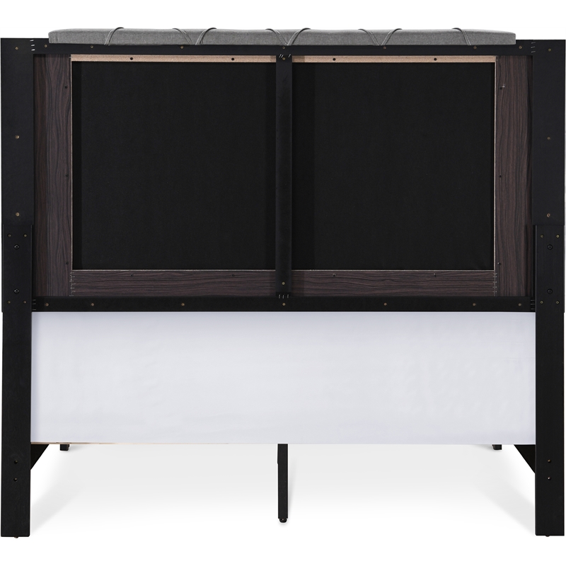 ClickDecor Kenton Platform Bed Queen Size Light Gray