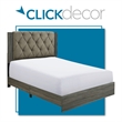 ClickDecor Kenton Platform Bed Queen Size Gray