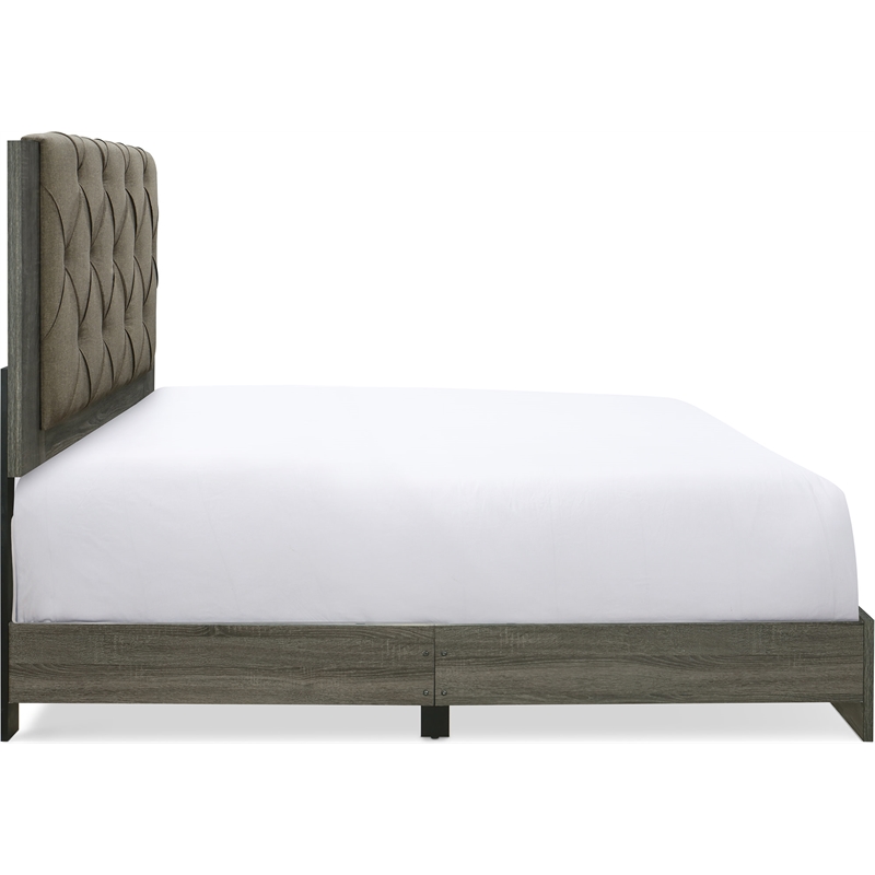 ClickDecor Kenton Platform Bed Queen Size Gray
